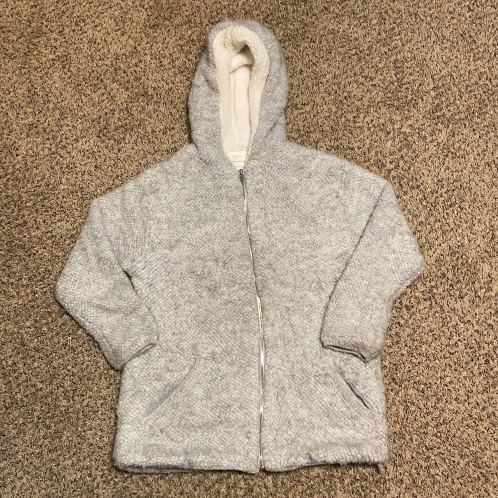 Zara winter collection girls knit hoodie